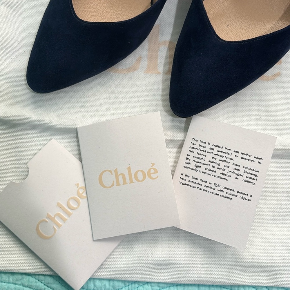 Chloe Laurena Scallop Slingback Pumps - Picture 13 of 15